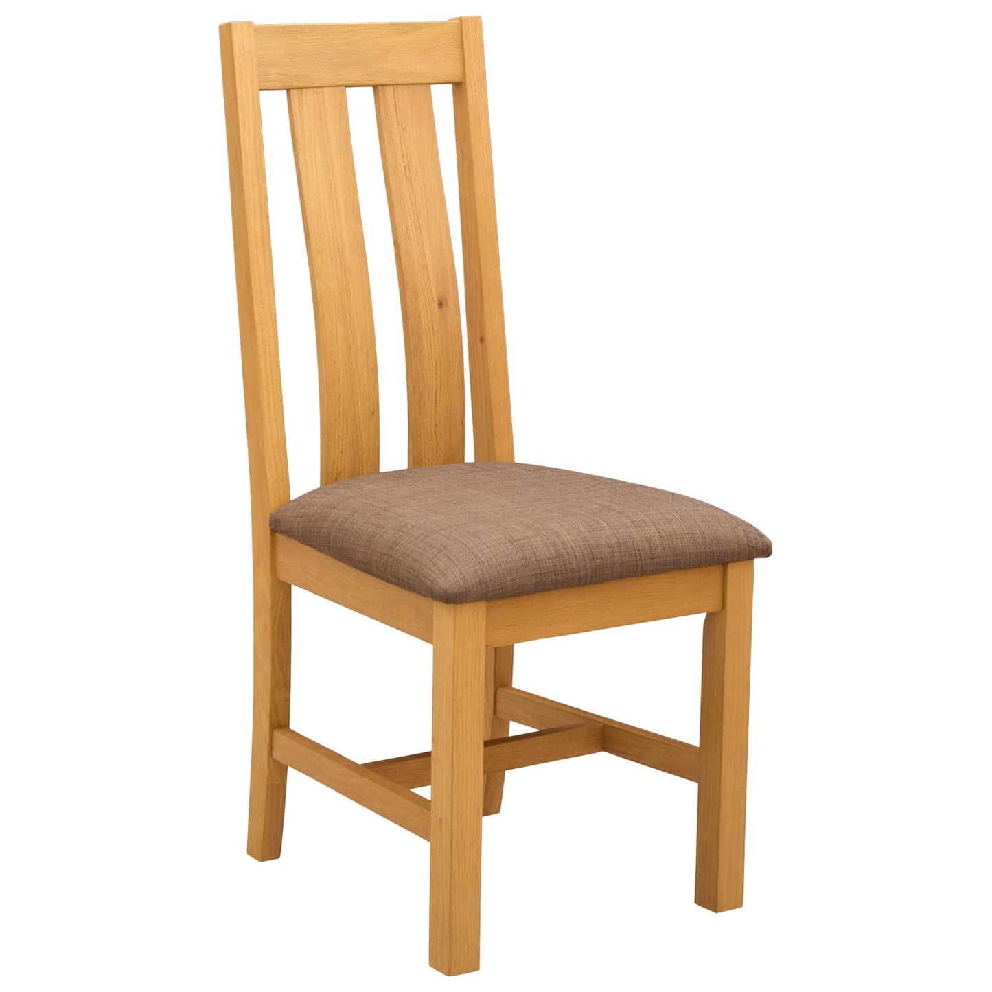Spisestuestol 2 pcs Massivt Eiketre Grå 45 x 54 x 100 cm