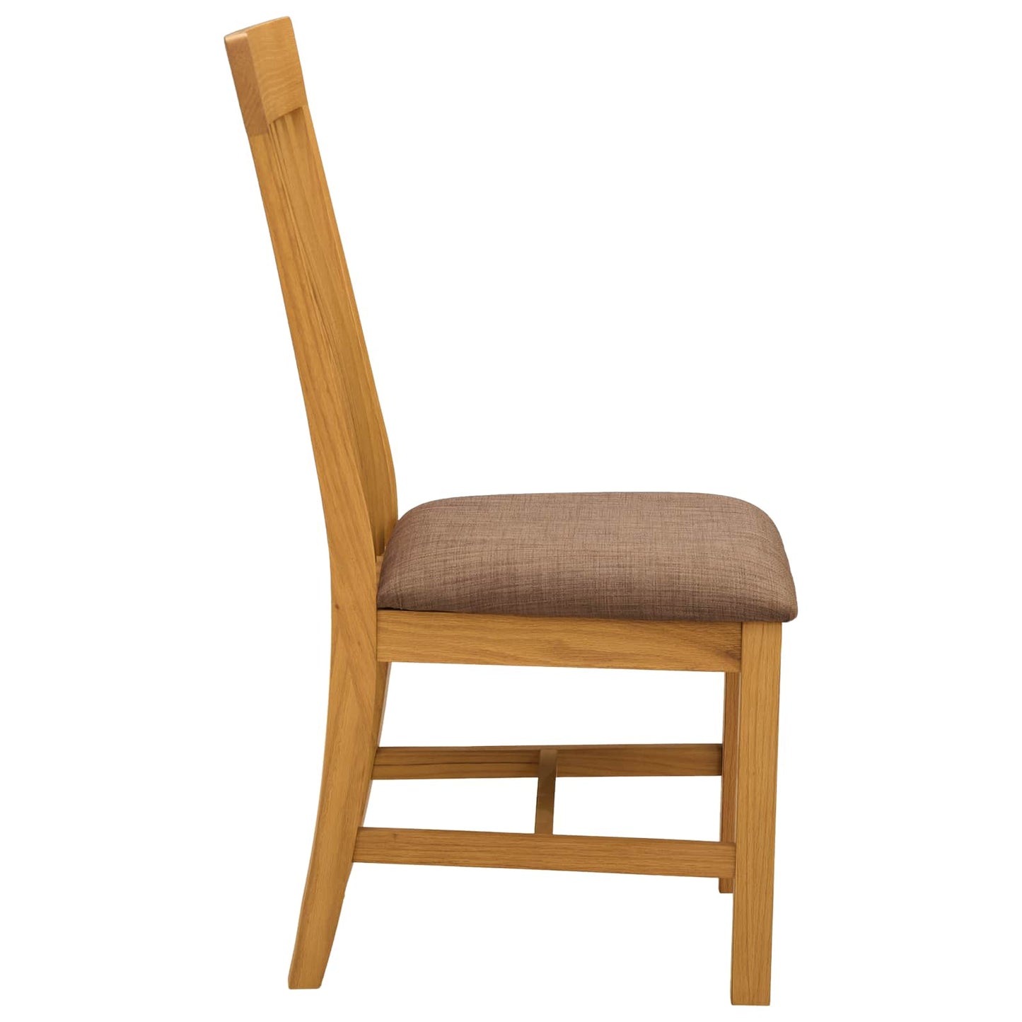 Spisestuestol 2 pcs Massivt Eiketre Grå 45 x 59,5 x 100 cm