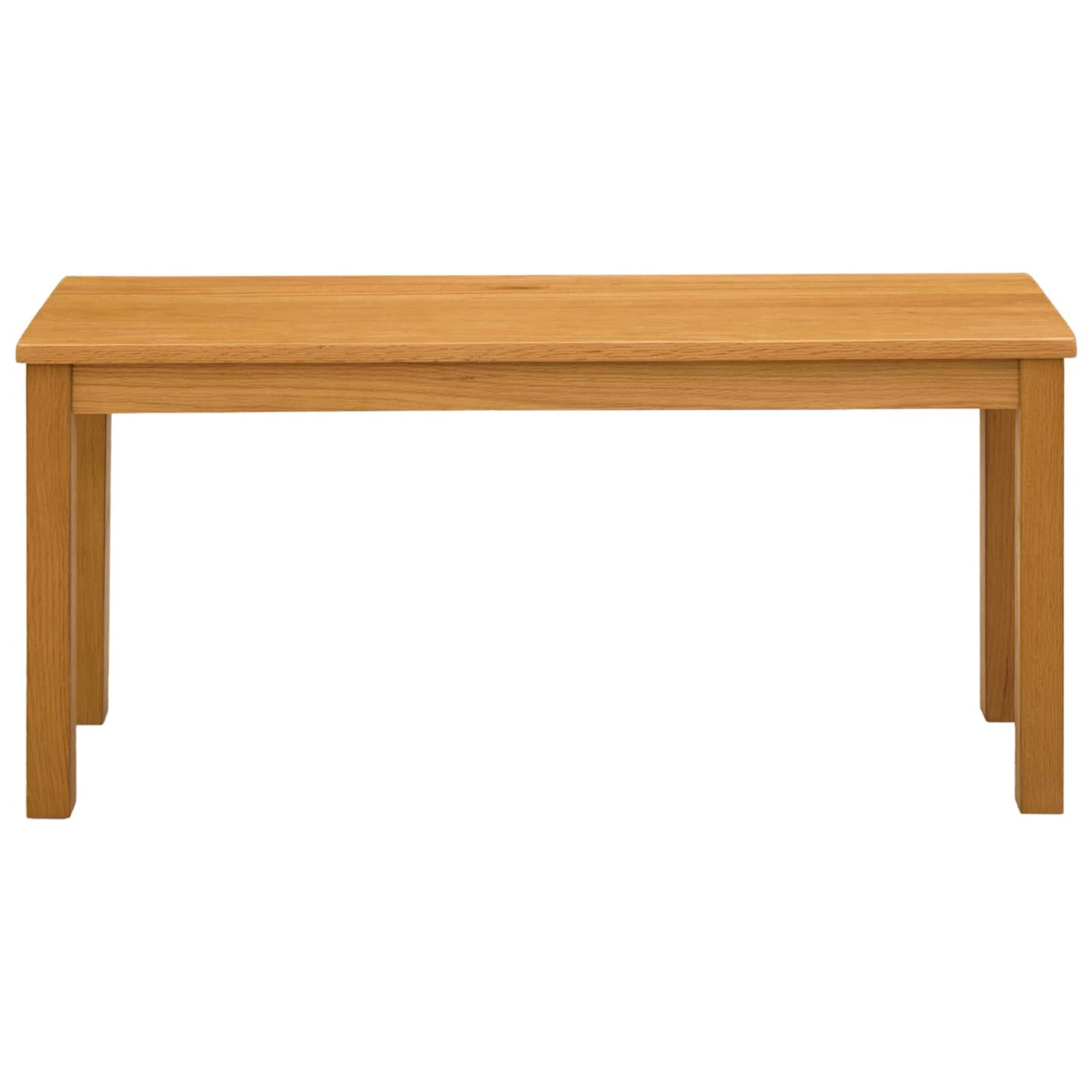 Spisebenk 95 x 32 x 45 cm Massivt Eiketre Naturlig