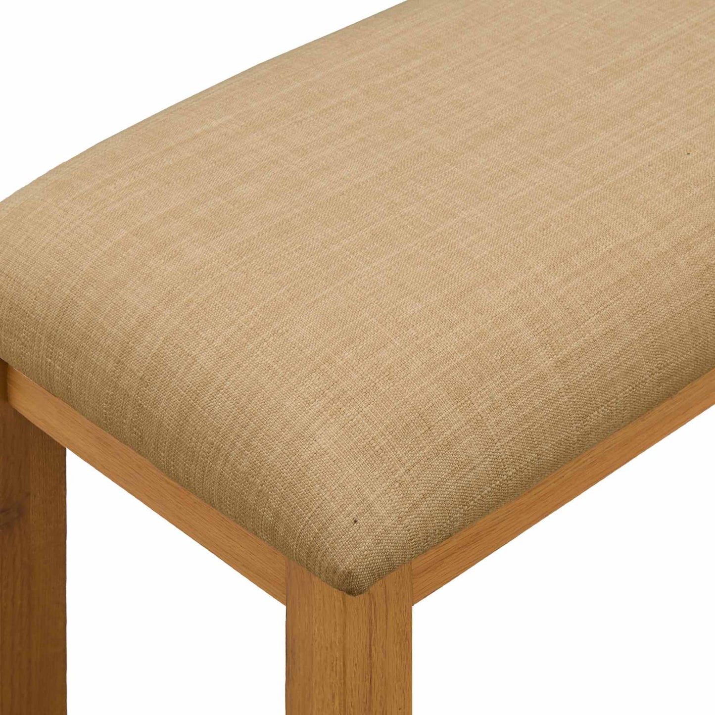 Spisebenk 95 x 32 x 45 cm Massivt Eiketre Beige