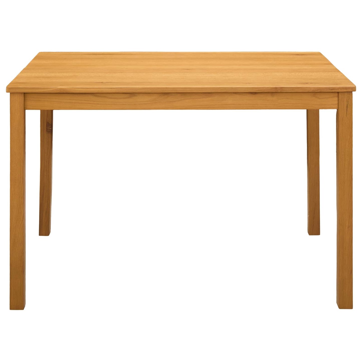 Spisebord 110 x 75 x 75 cm Massivt Eiketre Naturlig Rektangulær