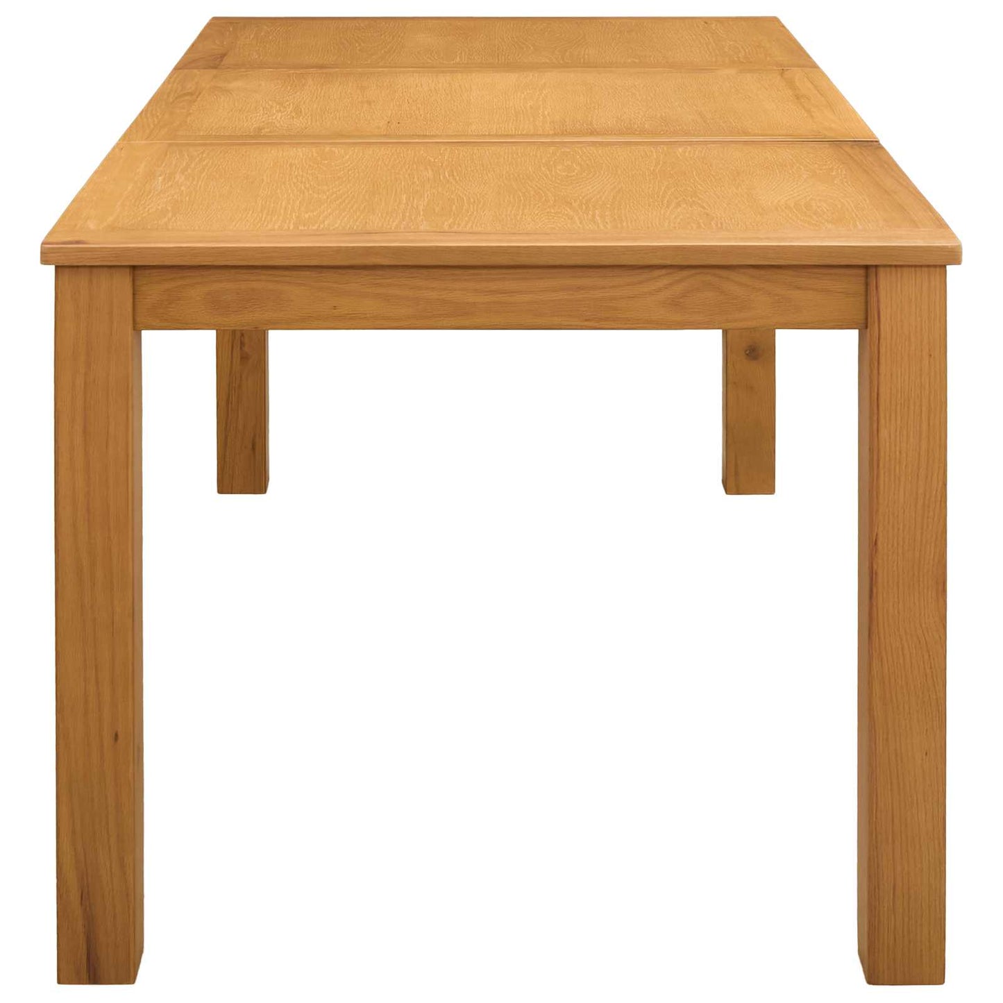 Spisebord 150 x 85 x 75 cm Massivt Eiketre Naturlig Rektangulær