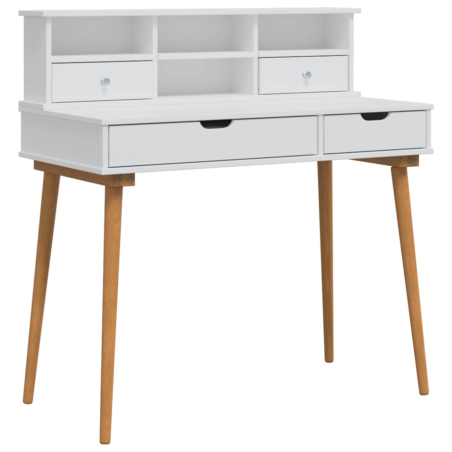 Sminkebordsett FAUSKE 2 pcs Hvit 100 x 50 x 103,5 cm