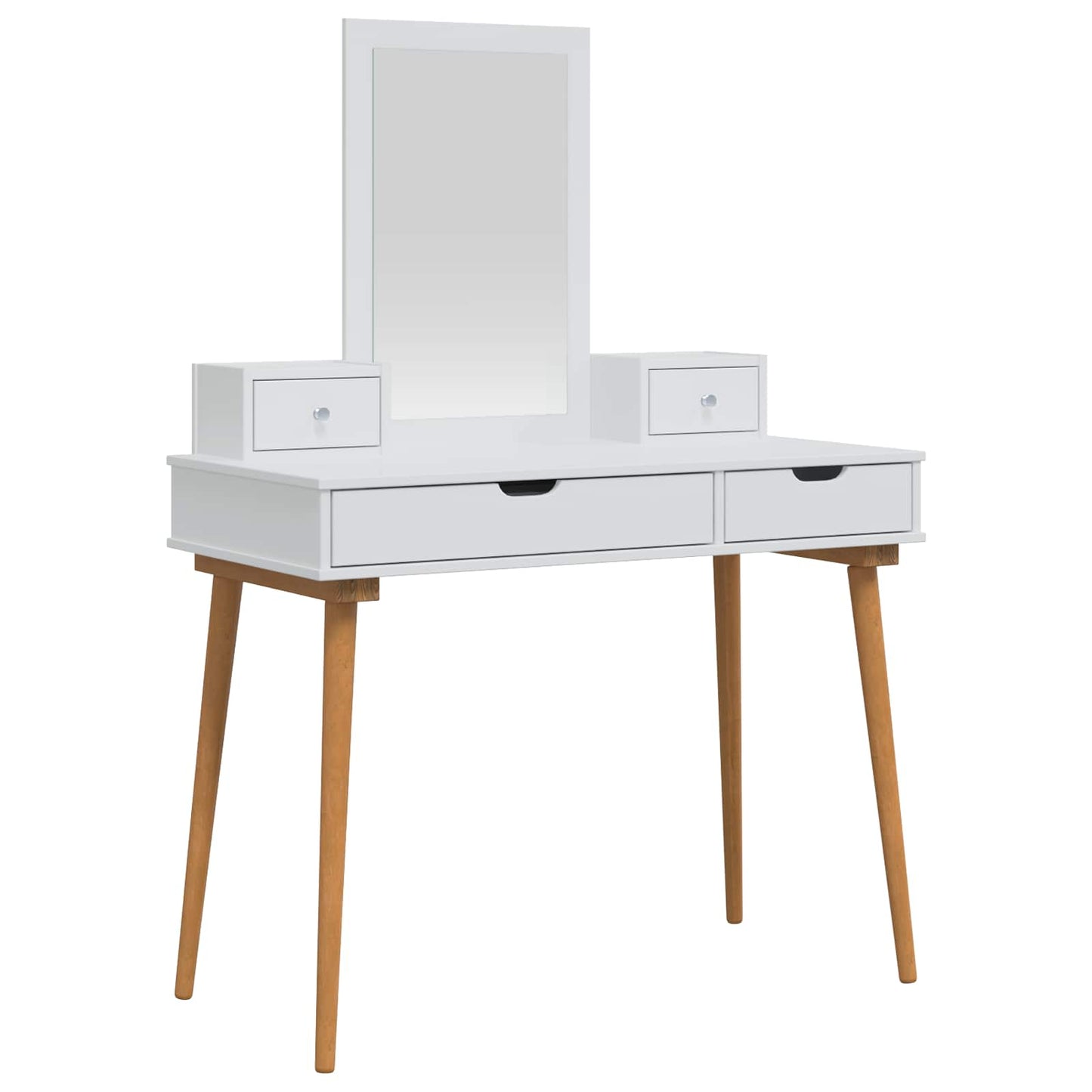 Sminkebordsett FAUSKE 4 pcs Hvit 100 x 50 x 143 cm
