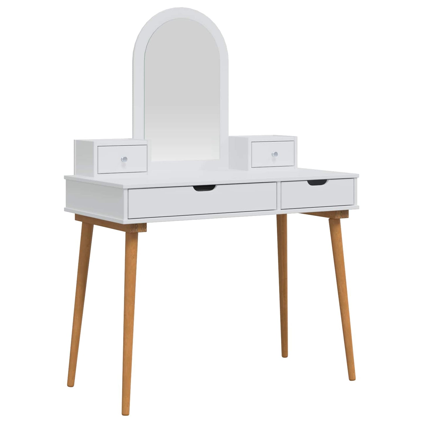 Sminkebordsett FAUSKE 4 pcs Hvit 100 x 50 x 143 cm