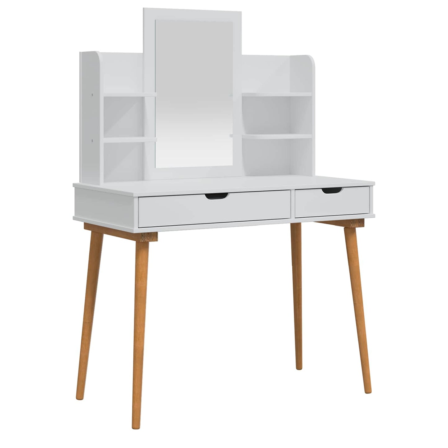 Sminkebordsett FAUSKE 4 pcs Hvit 100 x 50 x 143 cm