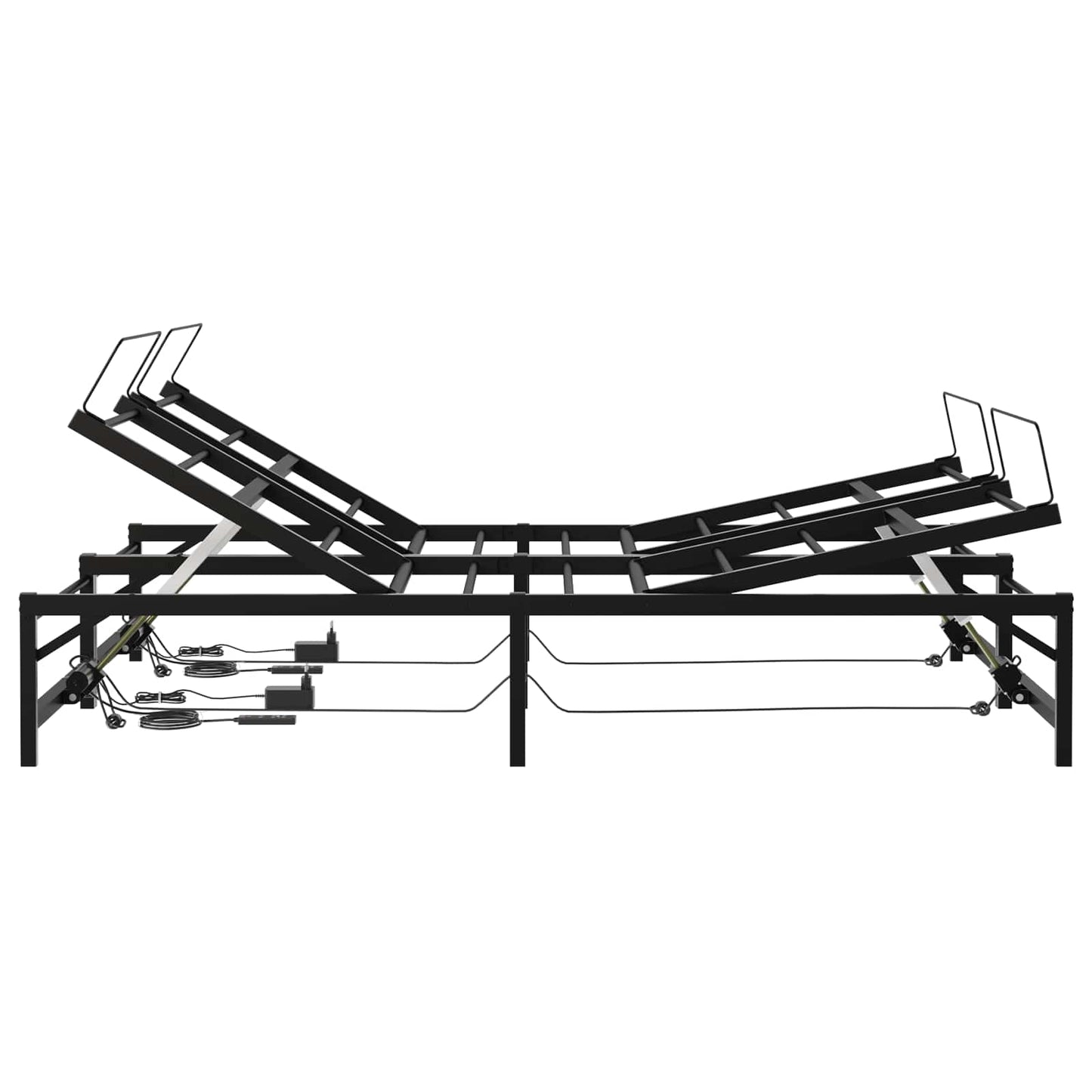 Elektrisk Justerbar Seng Ramme Svart 120 x 200 cm Stål