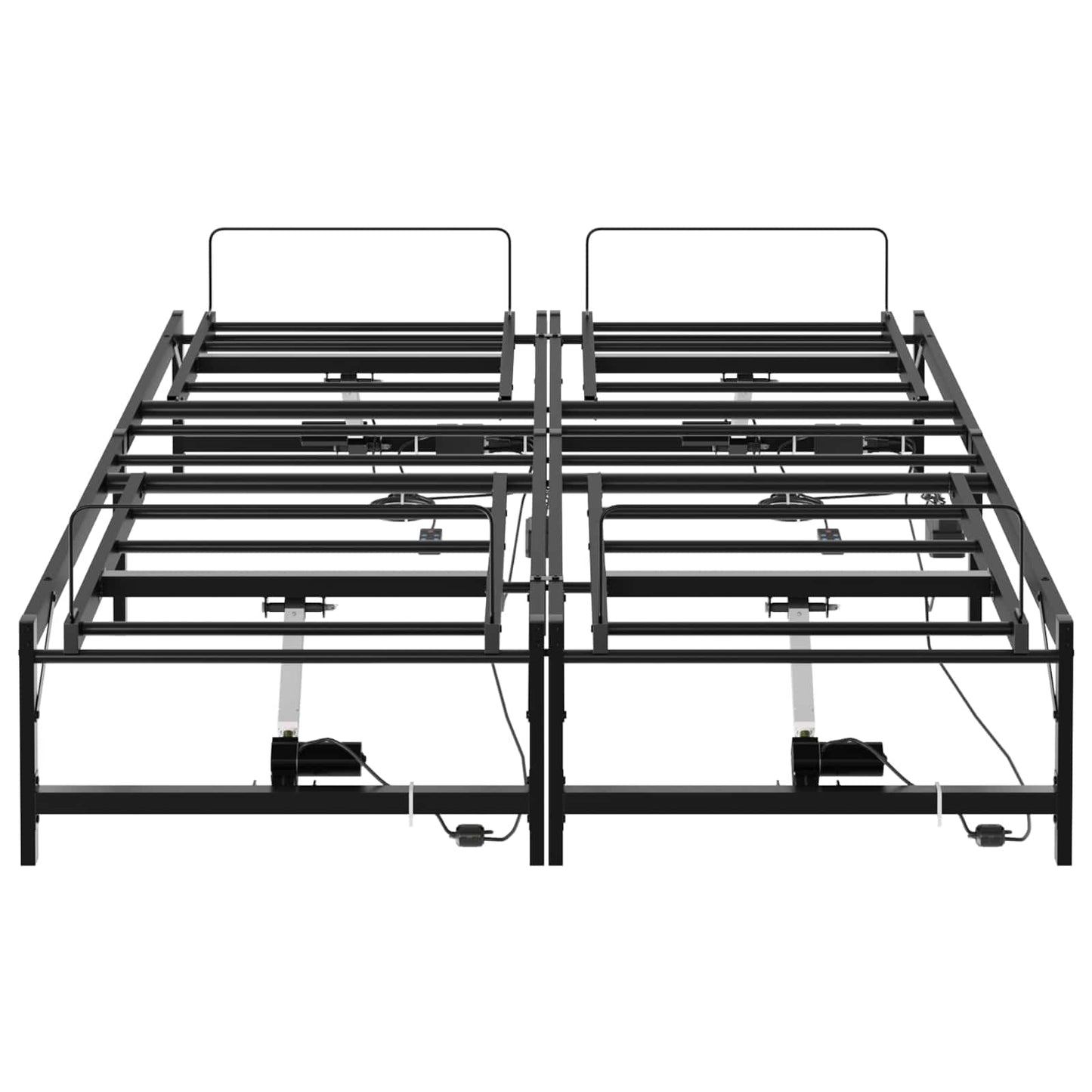 Elektrisk Justerbar Seng Ramme Svart 150 x 200 cm Stål