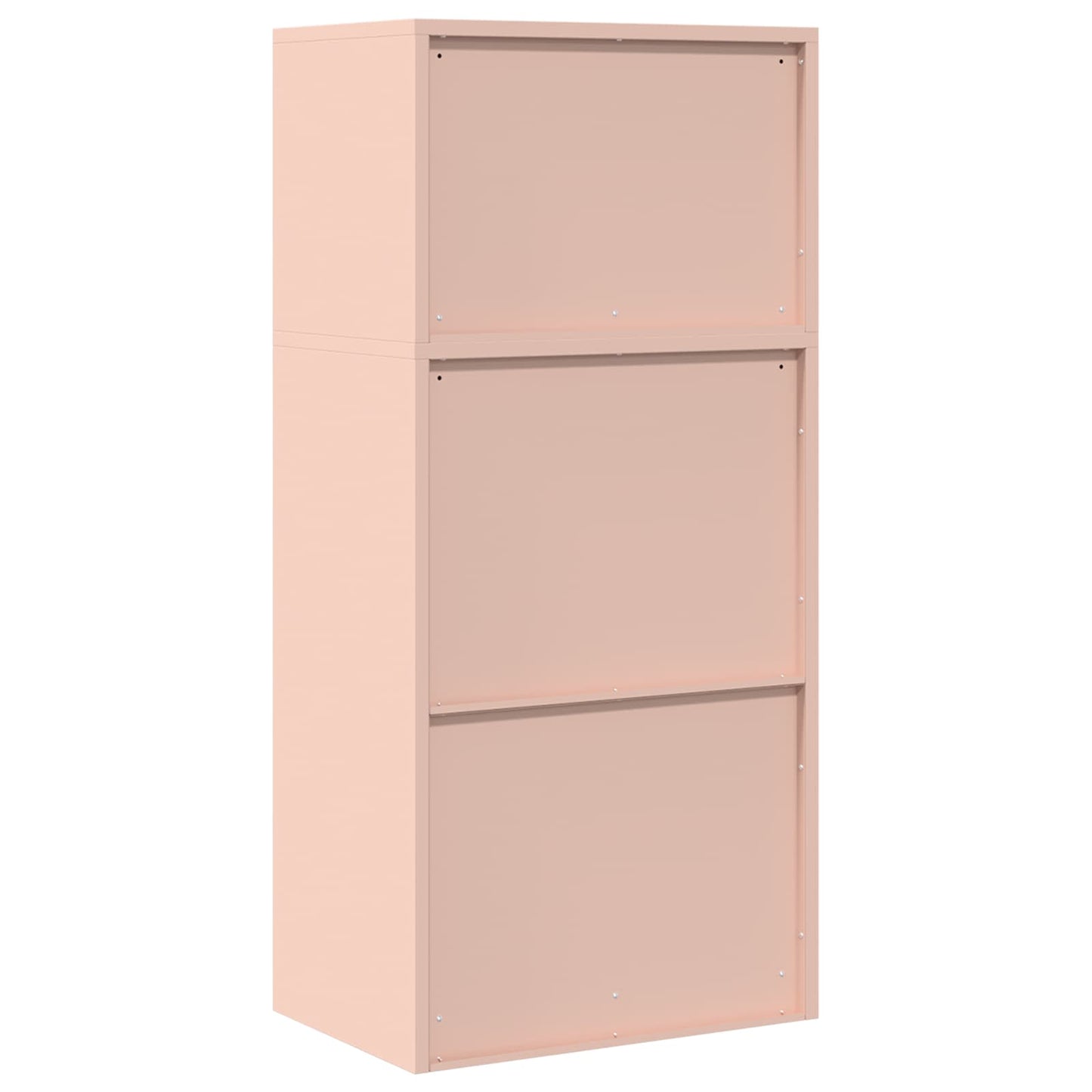 Oppbevaringsskap 2 stk. Rosa 60 x 40 x 130 cm Stål Låsbar