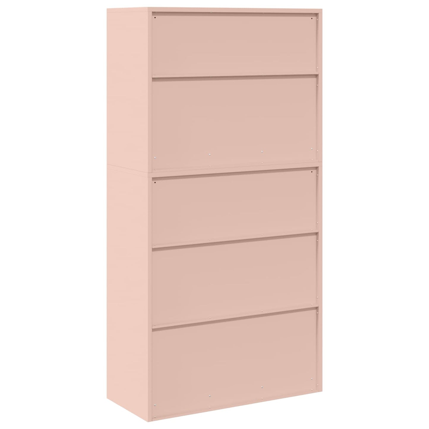 Oppbevaringsskap 2 stk. Rosa 90 x 40 x 175 cm Stål Låsbar