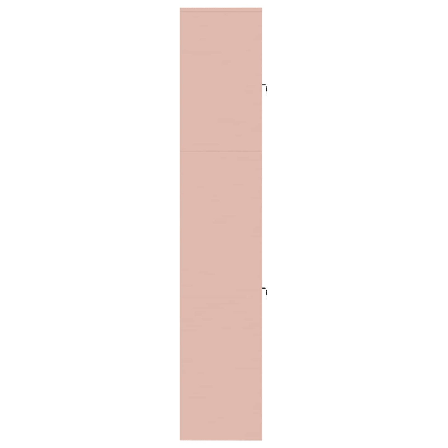 Oppbevaringsskap 2 stk. Rosa 80 x 40 x 210 cm Stål Låsbar