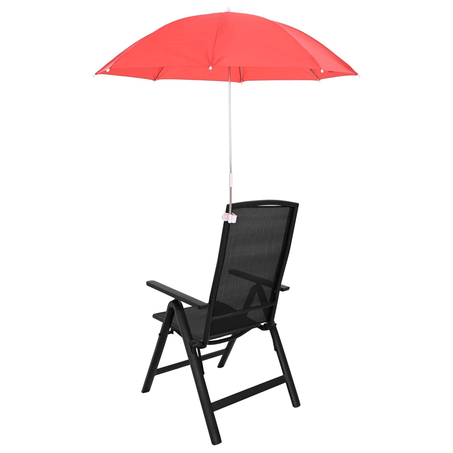 Paraply med klemme 2 pcs Mursteinsrød Ø 105 x 86 cm