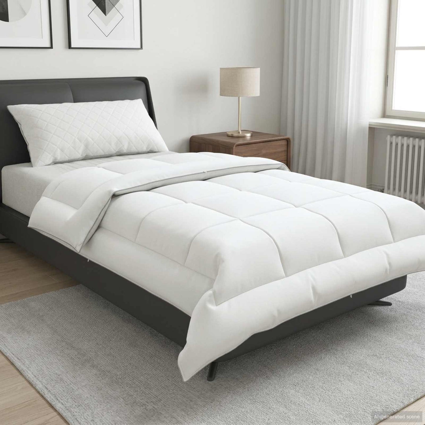 Dyne TRIER 140x200 cm 4 årstider 350 GSM 100% australsk ull