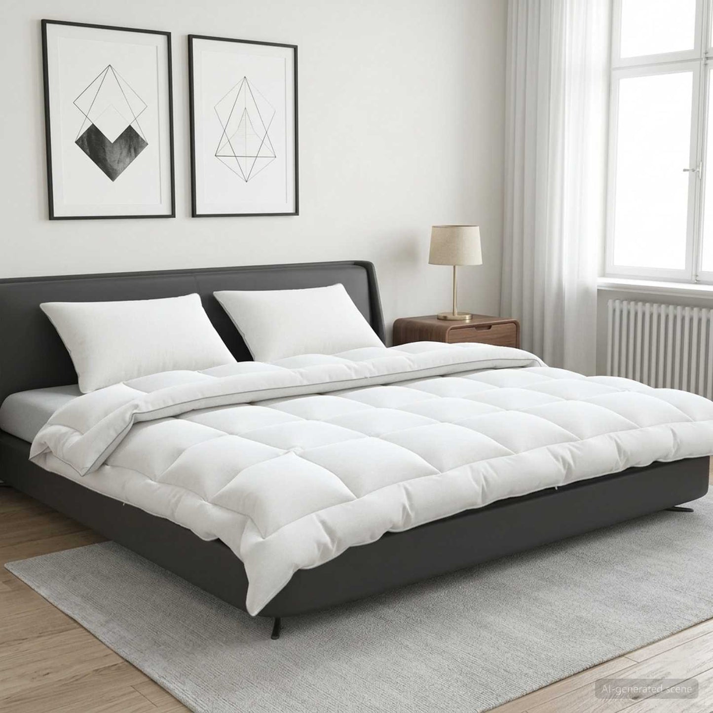 Dyne TRIER 200x240 cm 4 årstider 350 GSM 100% australsk ull