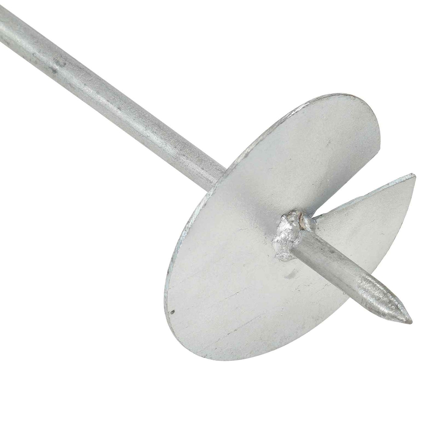 Jordanker 4 pcs Sølv Ø10 x 60 cm Galvanisert metall