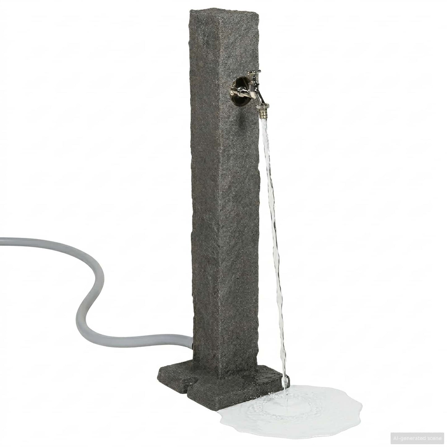 Hage tanker Antrasitt 26 x 26 x 98 cm PE