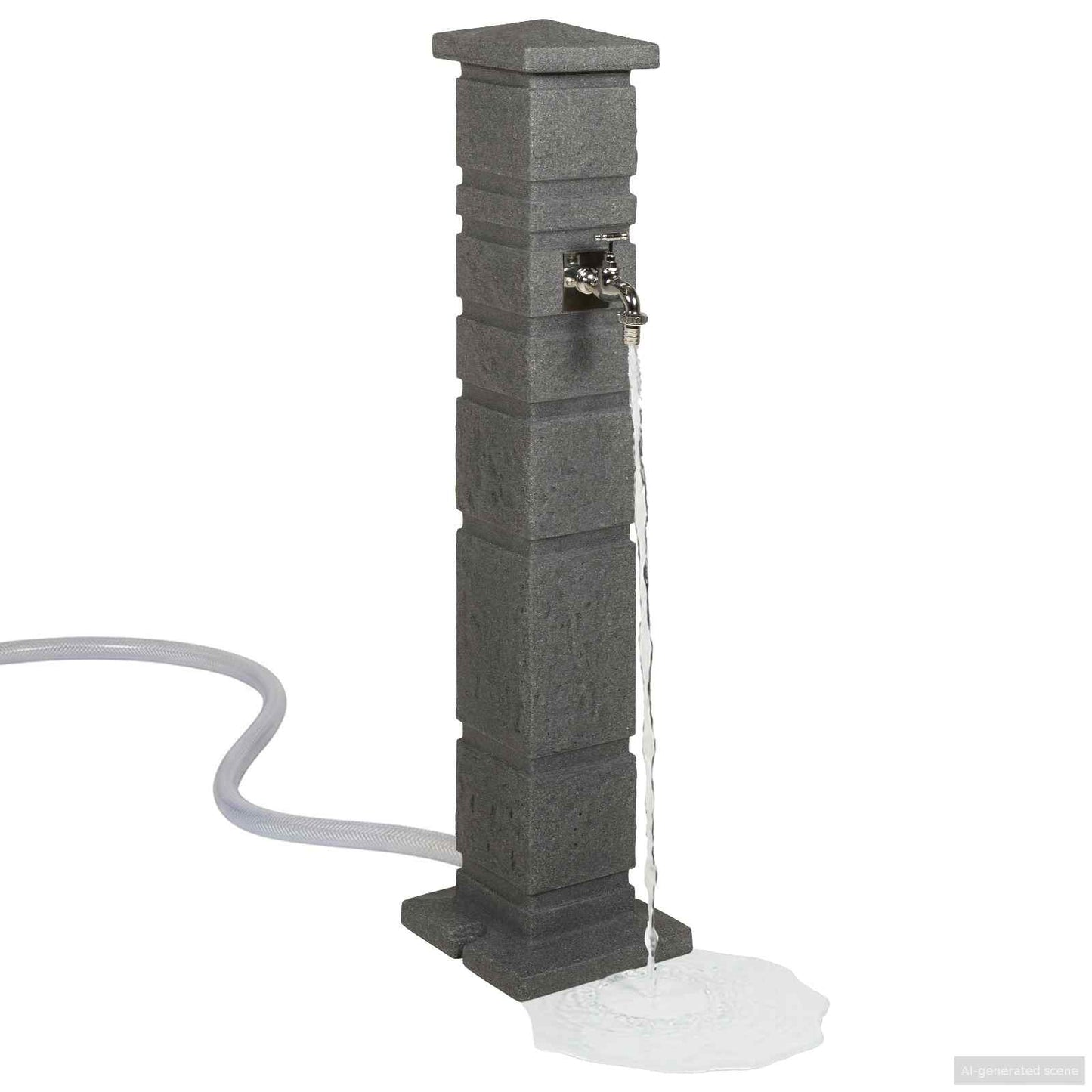 Hage tanker Antrasitt 26 x 26 x 101 cm PE
