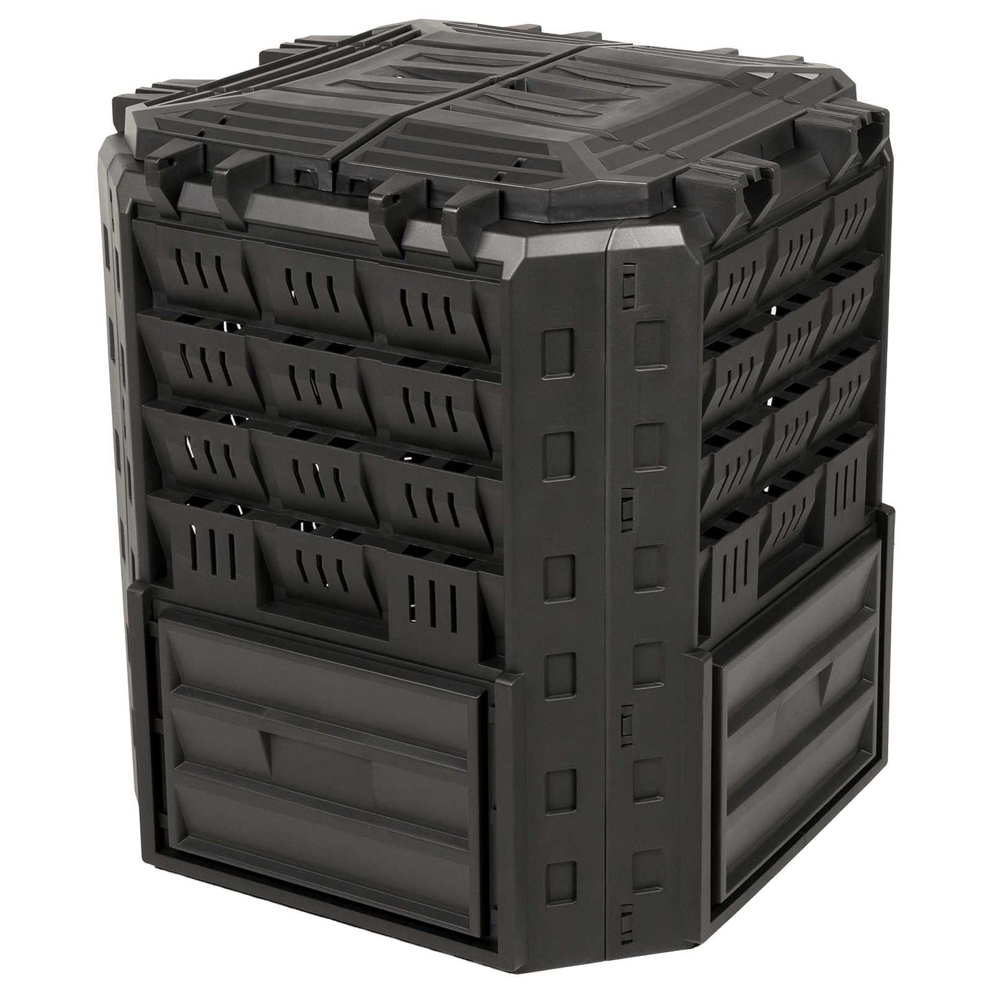 Hagekomposterer Svart 71 x 71 x 81,5 cm 100% PP