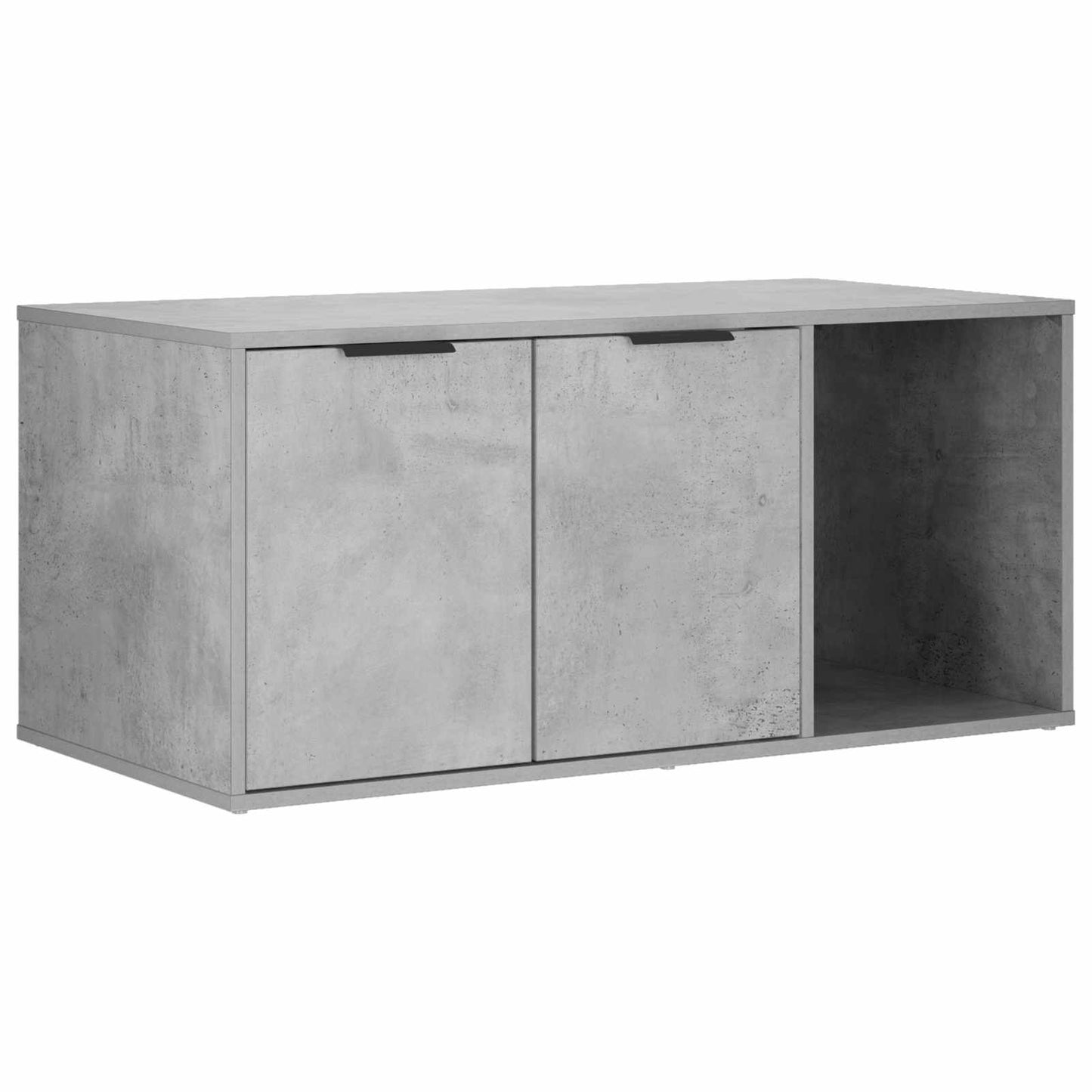 Katt bur møbel Betonggrå 100 x 49 x 45 cm Konstruert tre