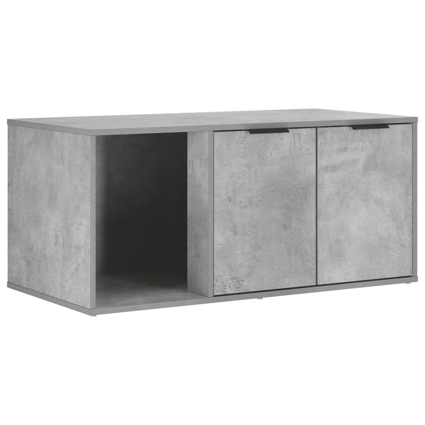Katt bur møbel Betonggrå 100 x 49 x 45 cm Konstruert tre