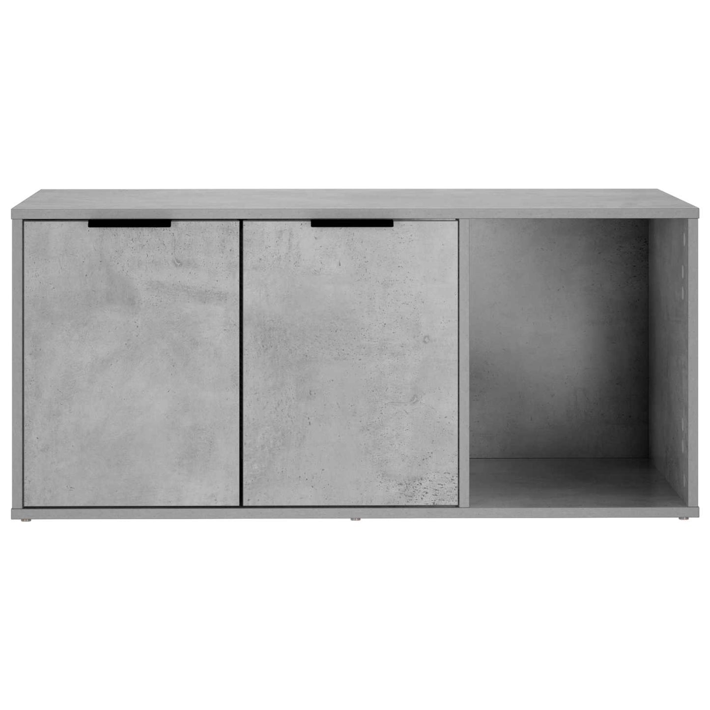 Katt bur møbel Betonggrå 100 x 49 x 45 cm Konstruert tre