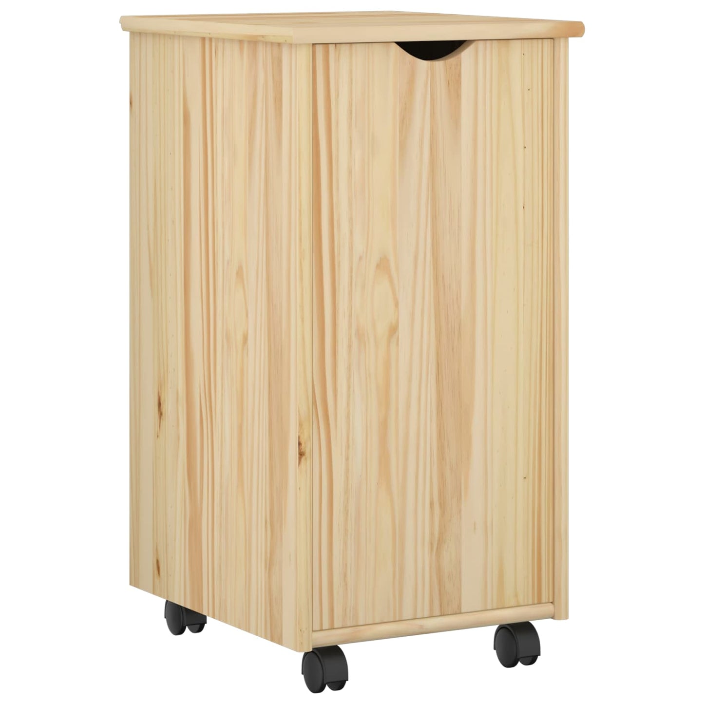 Skrivebordskapsett 2 stk. Brun Heltre furu