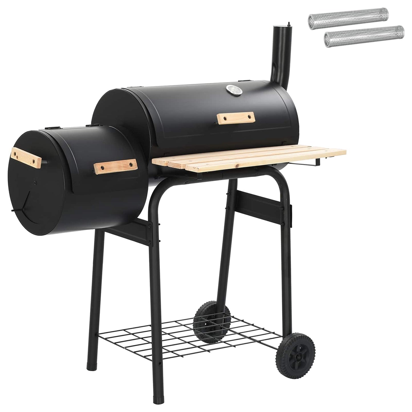 Utendørs grill 103 x 60 x 113 cm Stål Svart