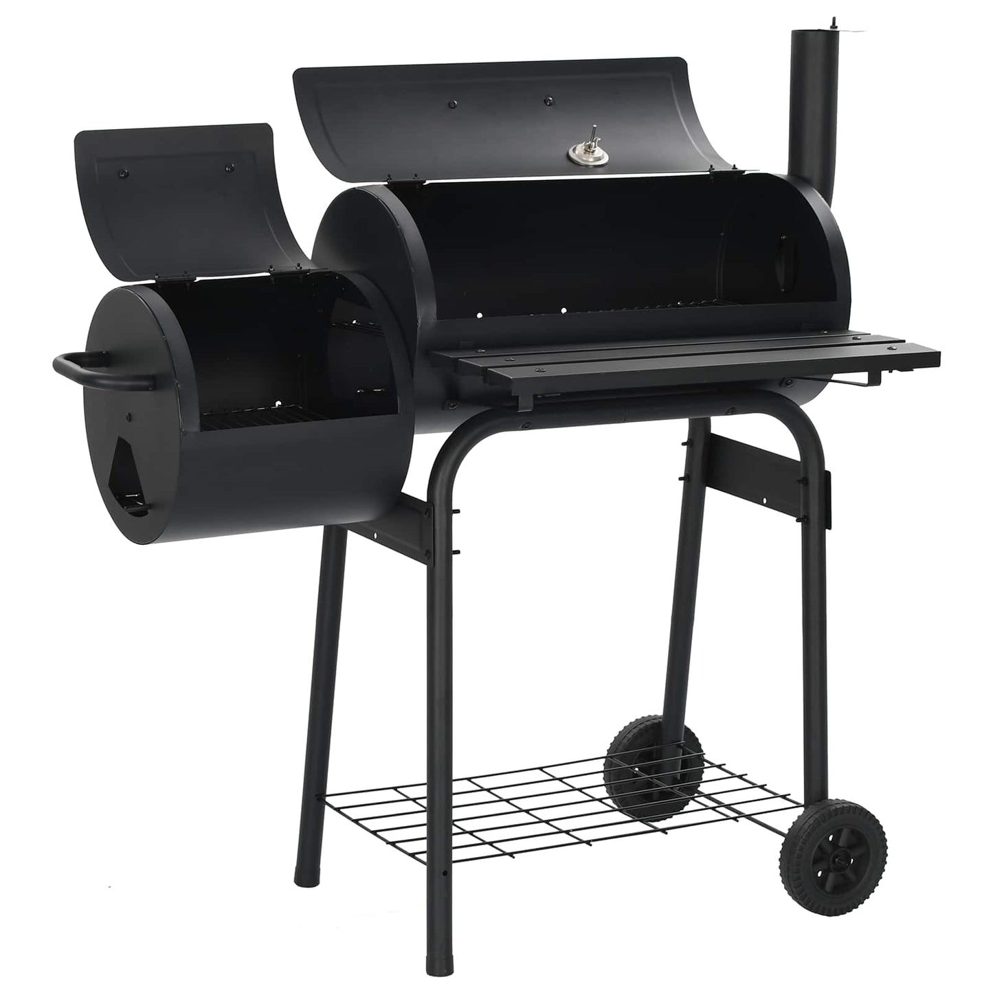 Utendørs grill 103 x 60 x 113 cm Stål Svart
