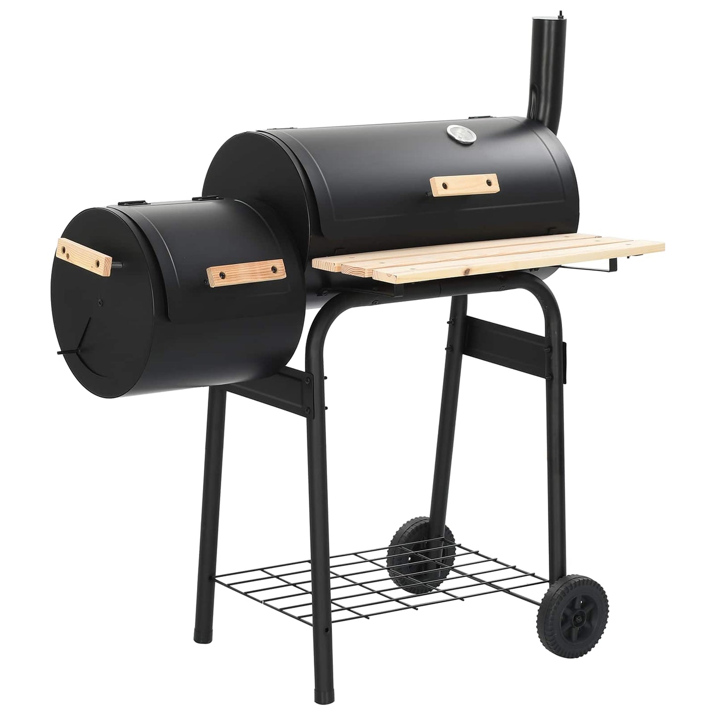 Utendørs grill 104 x 58 x 114 cm Stål Svart