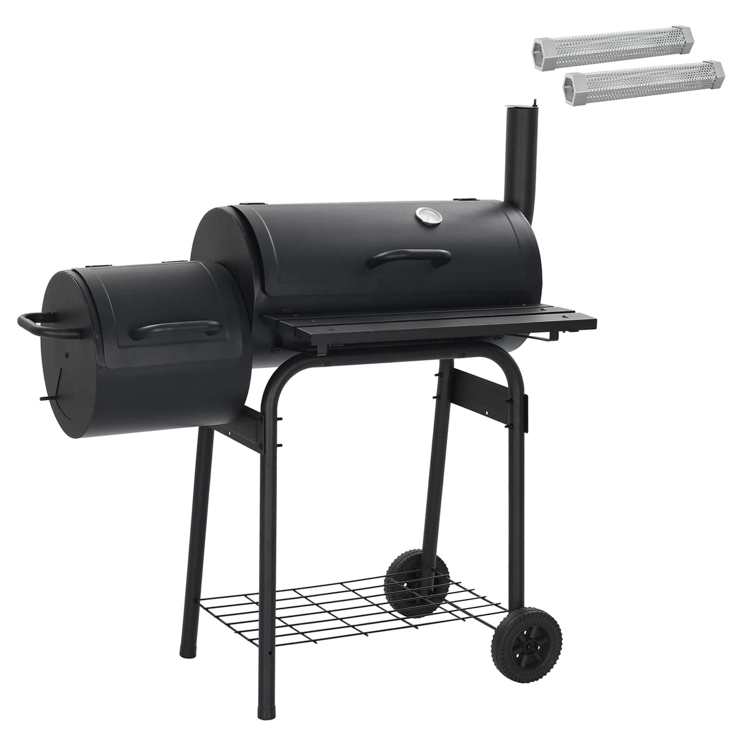 Utendørs grill 103 x 60 x 113 cm Stål Svart