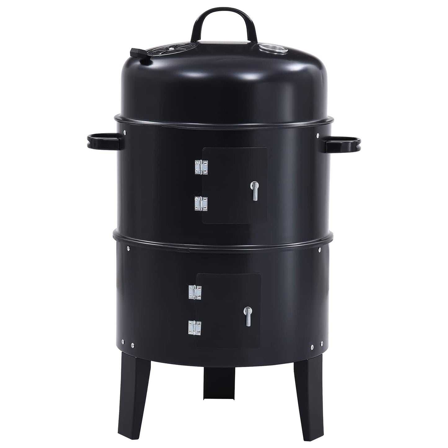 Utendørs grill Ø 40 x 80 cm Stål Svart