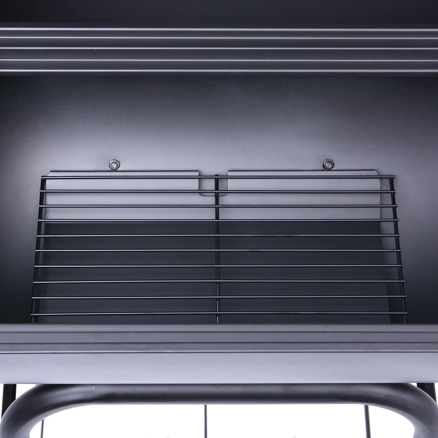 Kullgrill 75 x 48 x 120 cm Pulverlakkert stål og plast Sølv