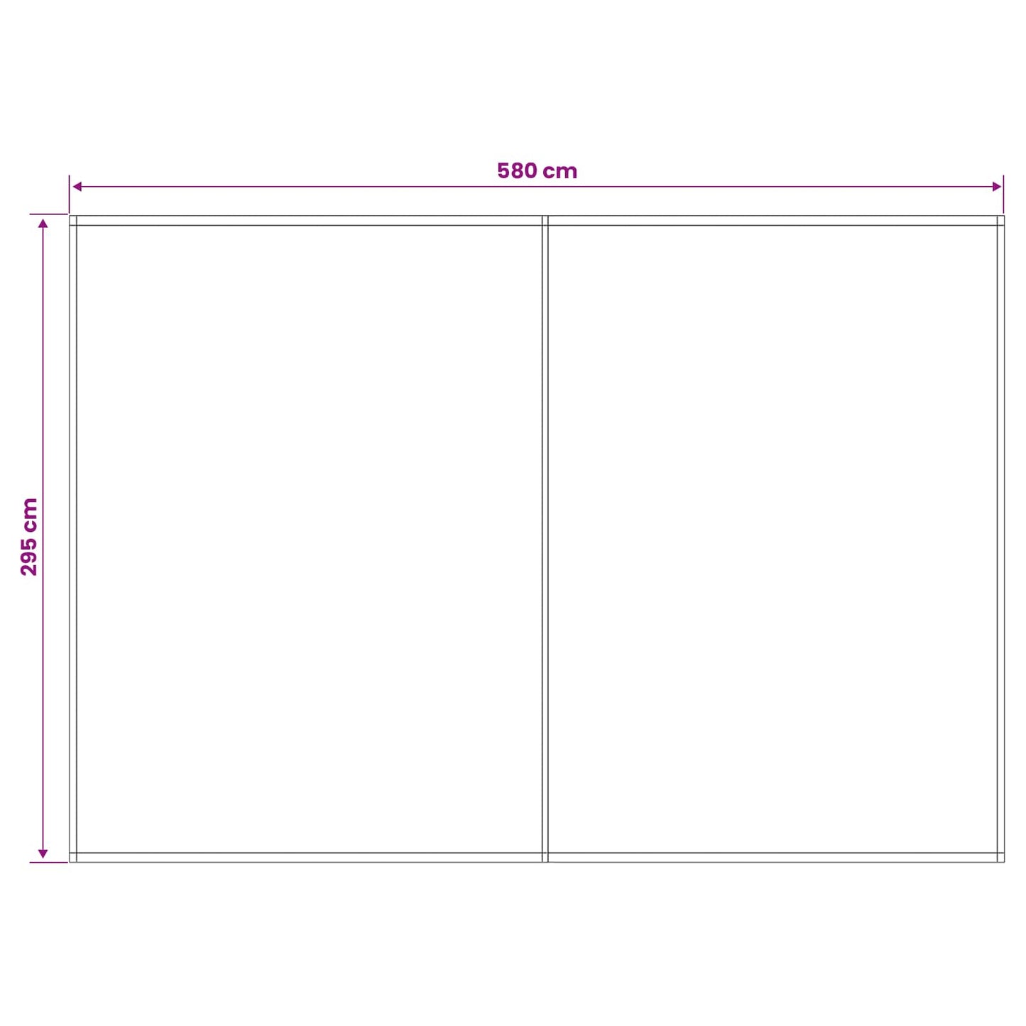 Reserveduk til markise Brun 600 × 300 cm Polyester