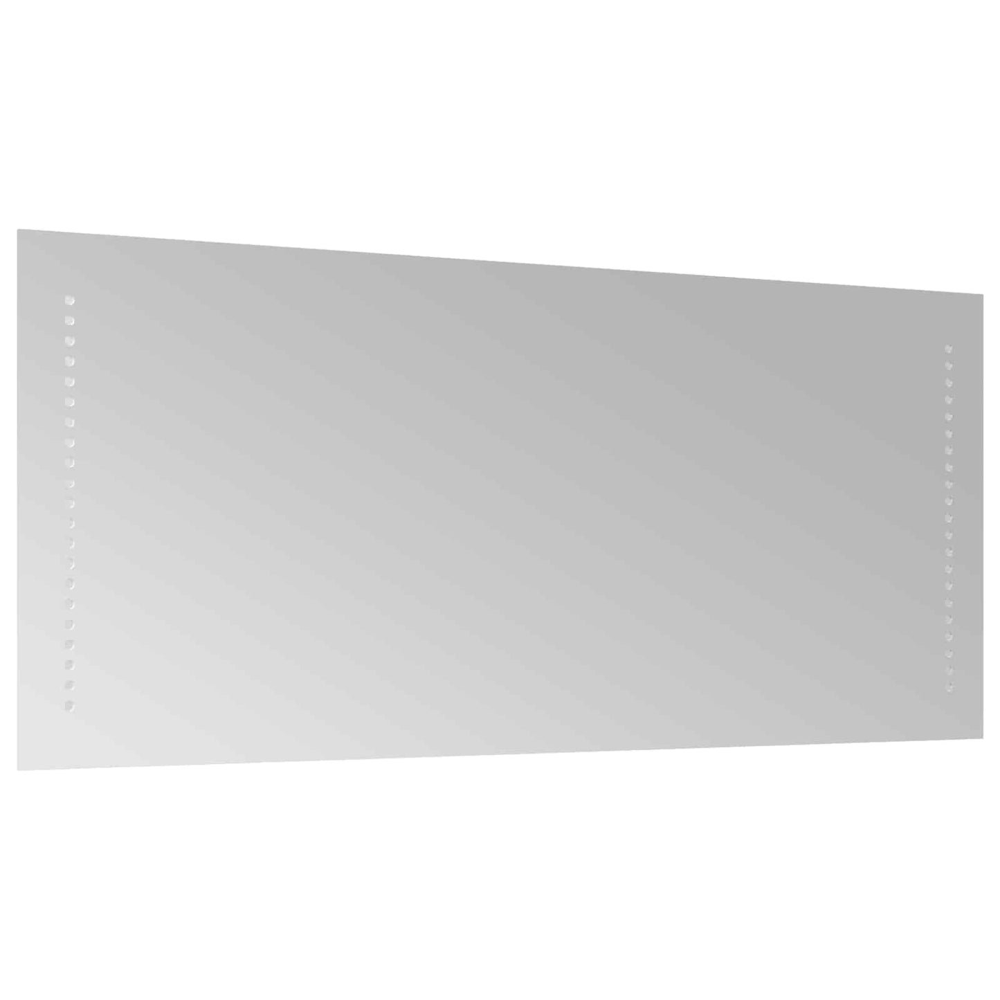 LED Badevindu Gjennomsiktig 90 x 40 cm herdet glass Rektangulær