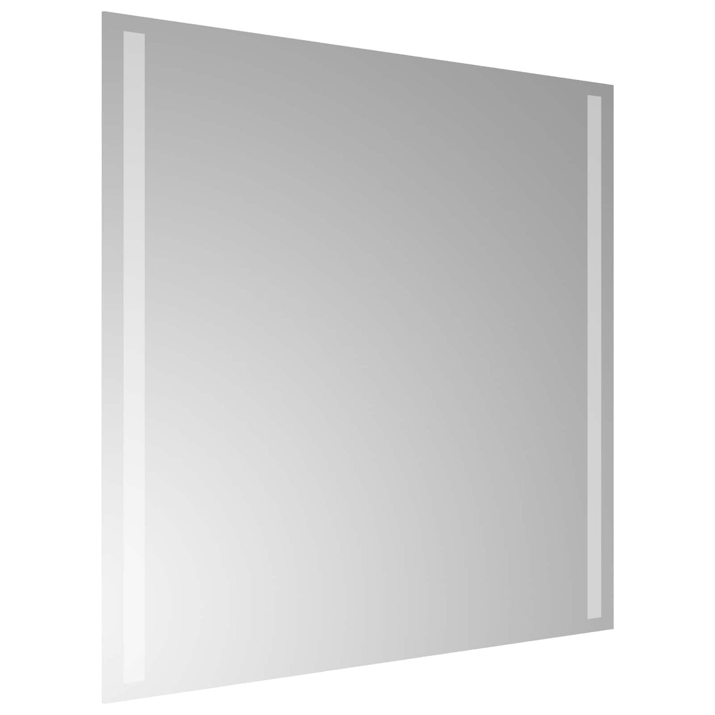 LED Badevindu med speil Gjennomsiktig 60 x 60 cm herdet glass