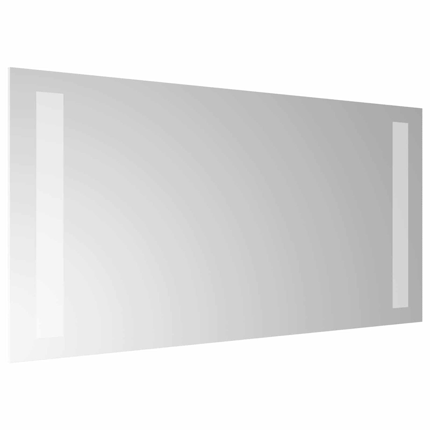 LED Badevindu med speil Gjennomsiktig 40 x 20 cm herdet glass