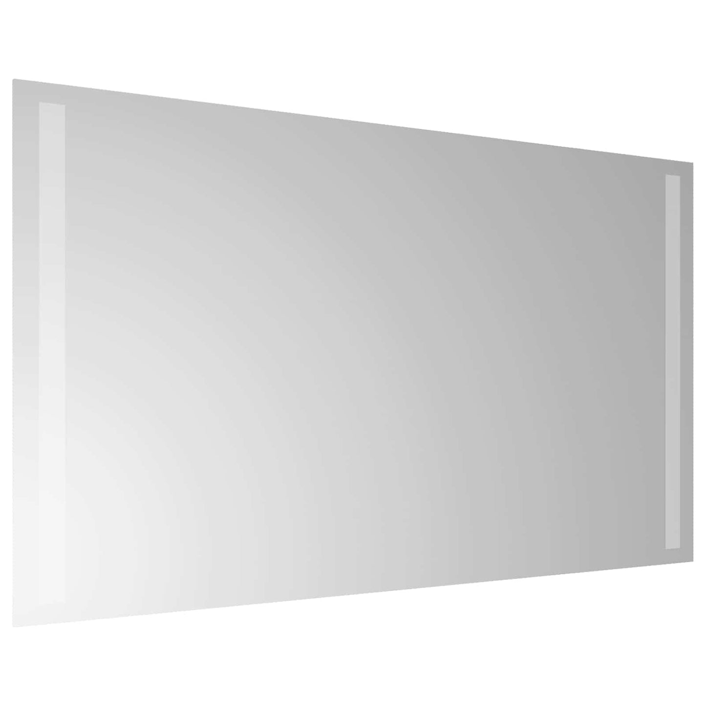LED Badevindu med speil Gjennomsiktig 70 x 40 cm herdet glass