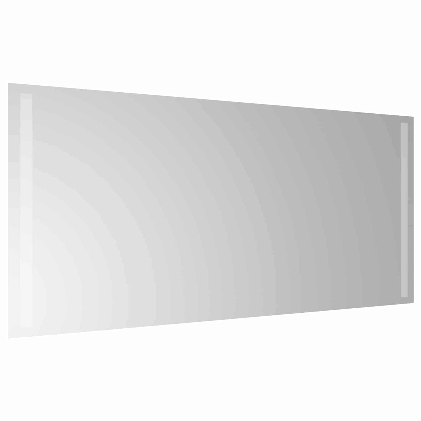 LED Badevindu med speil Gjennomsiktig 90 x 40 cm herdet glass