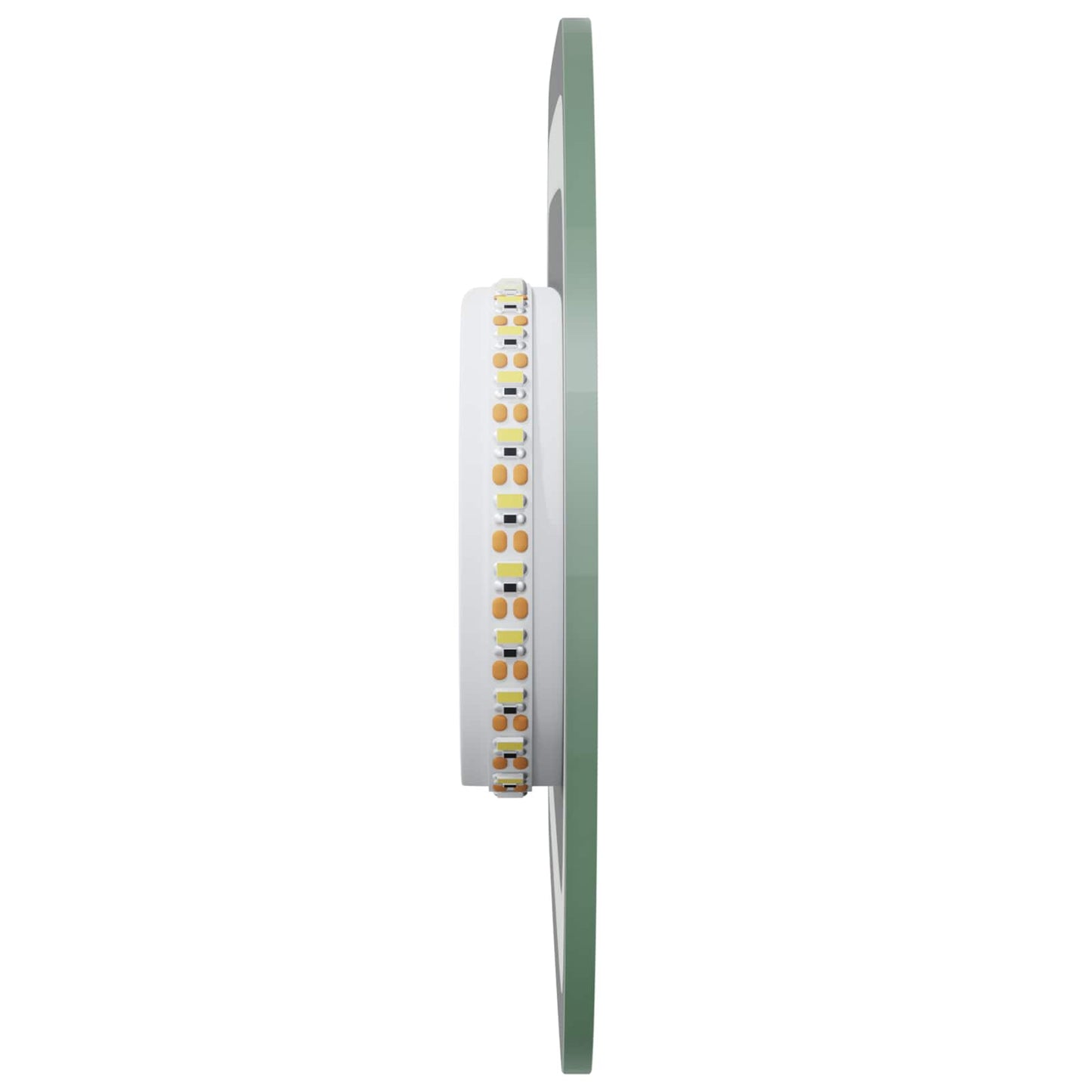 LED Badevindu med speil Gjennomsiktig 40 x 15 cm herdet glass