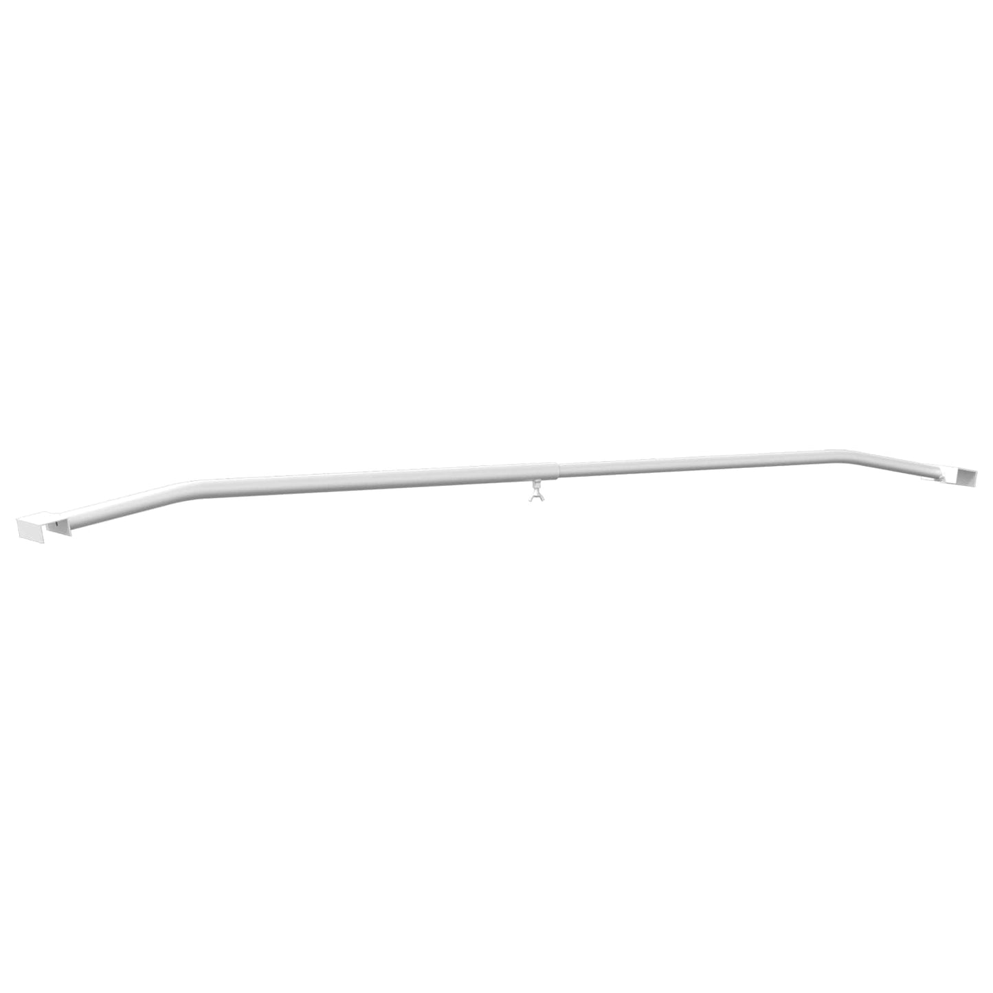 Presenningbeslag for tilhengere Sølv 102-155 cm Aluminium