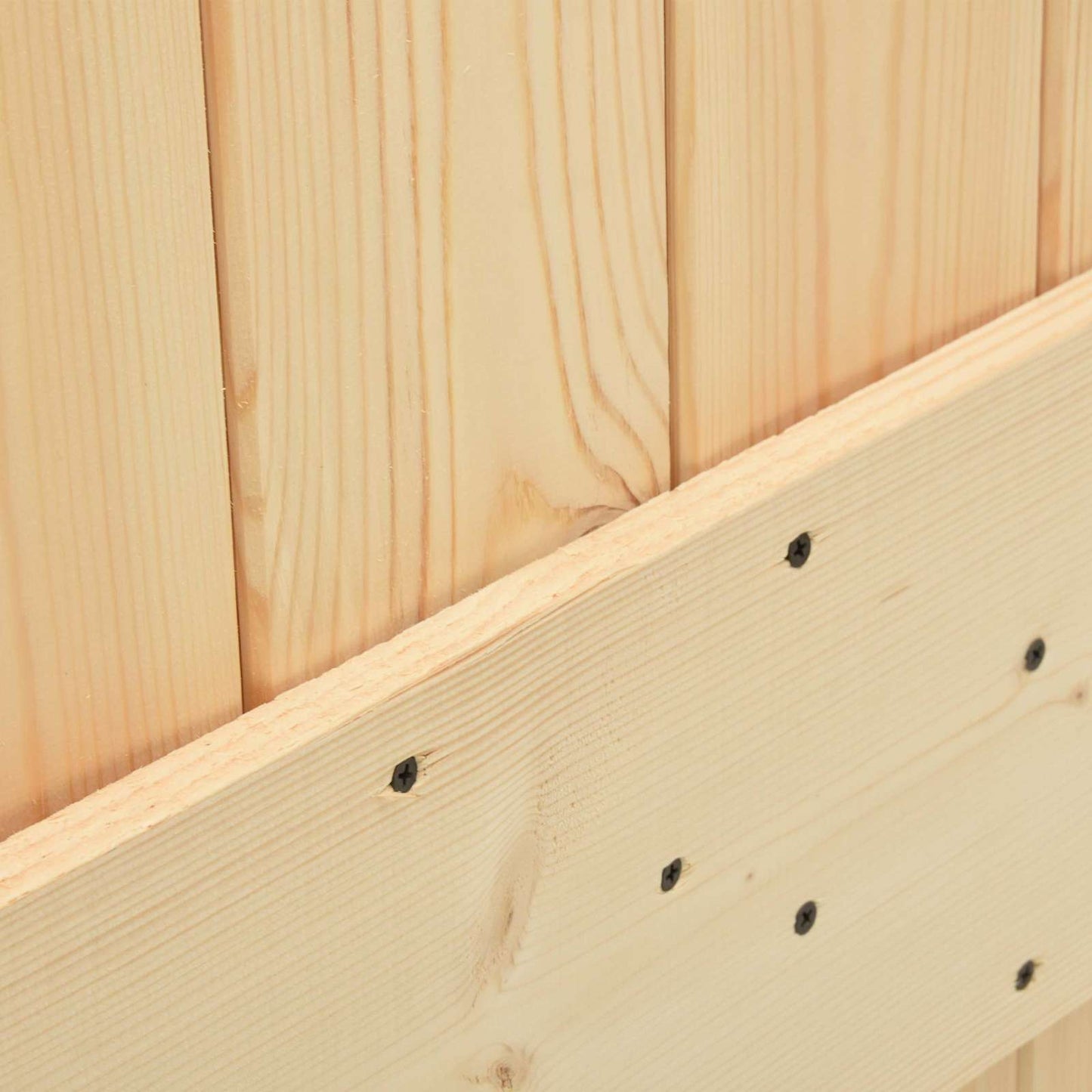 Skyvedør 2 pcs Naturlig og svart Heltre furu