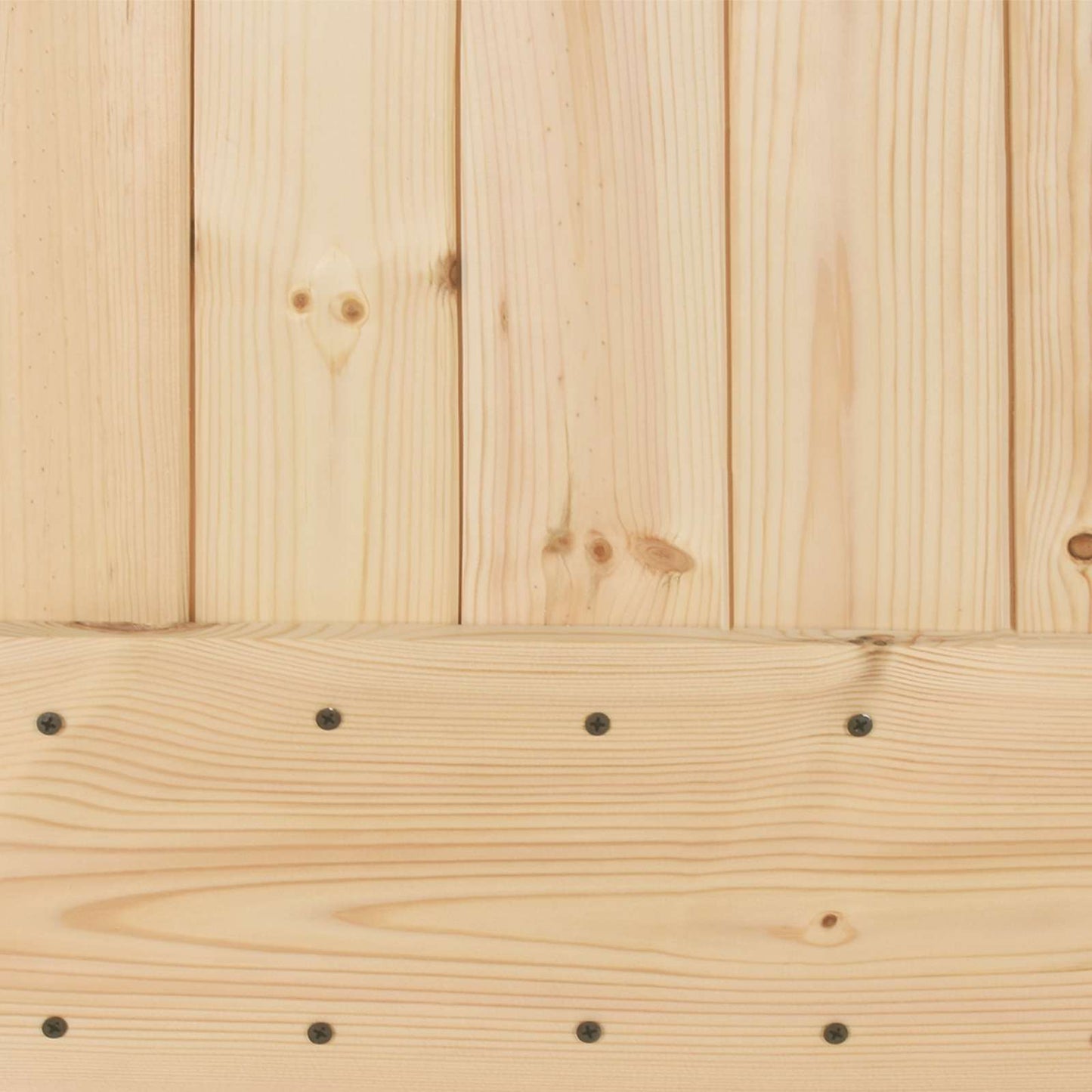 Skyvedør Naturlig og Hvit 90 x 210 cm Massiv Furu Tre