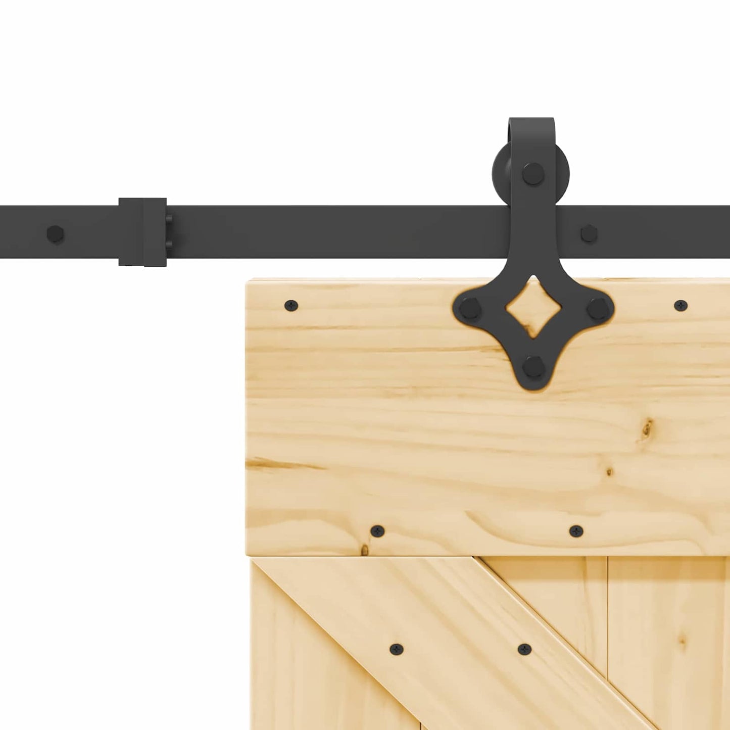 Skyvedør NARVIK Naturlig og svart 70 x 210 cm (152,5 cm)