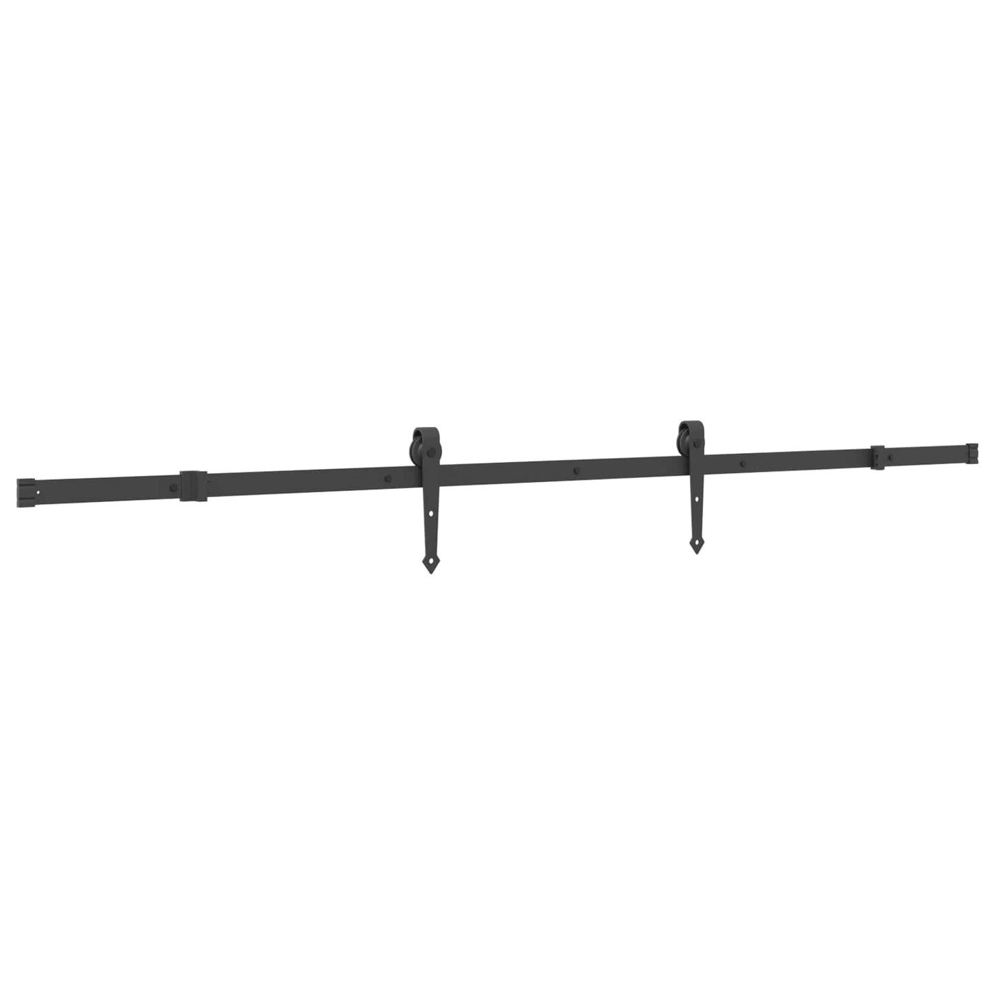 Skyvedør NARVIK Naturlig og svart 85 x 210 cm (213,5 cm)