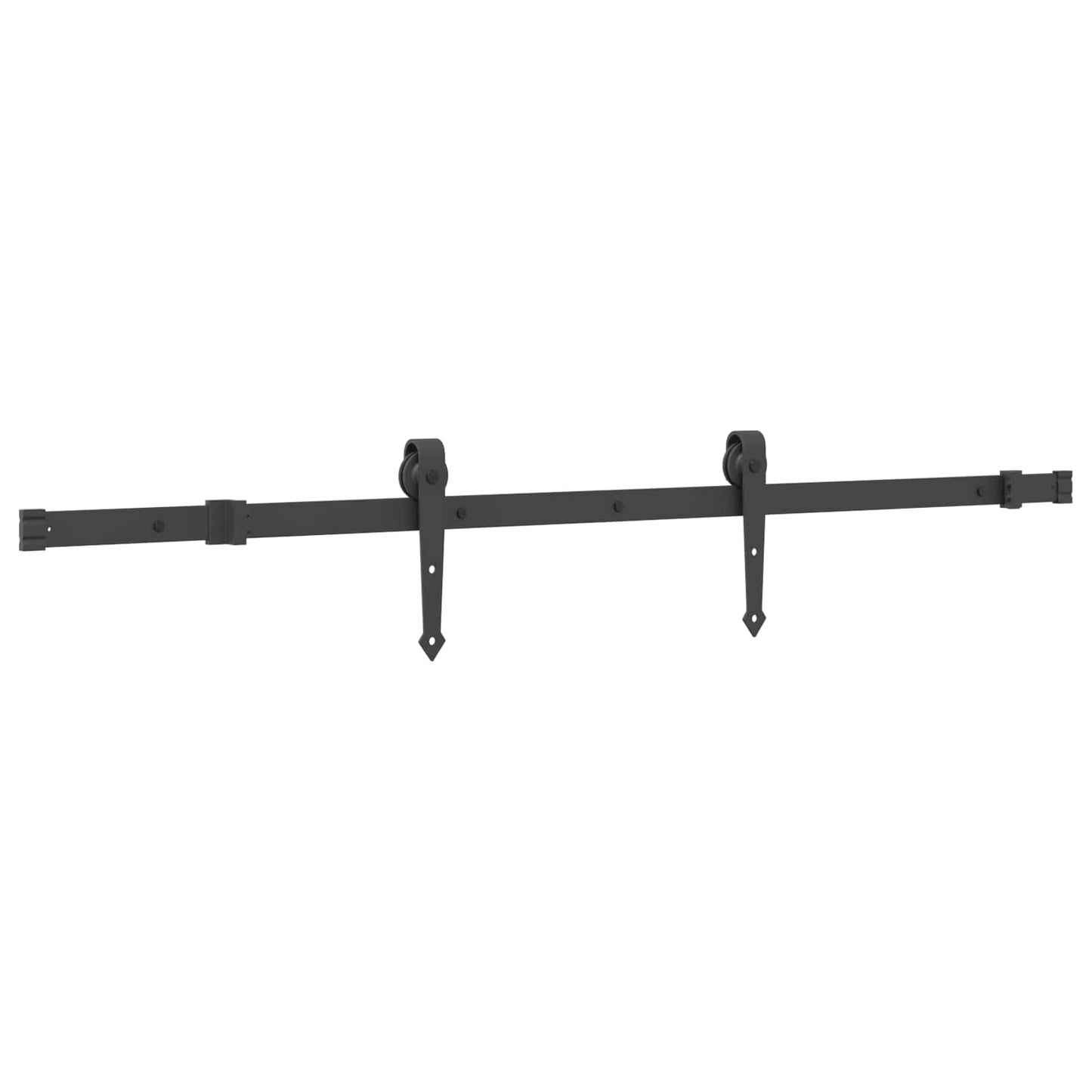 Skyvedør NARVIK Naturlig og svart 85 x 210 cm (152,5 cm)