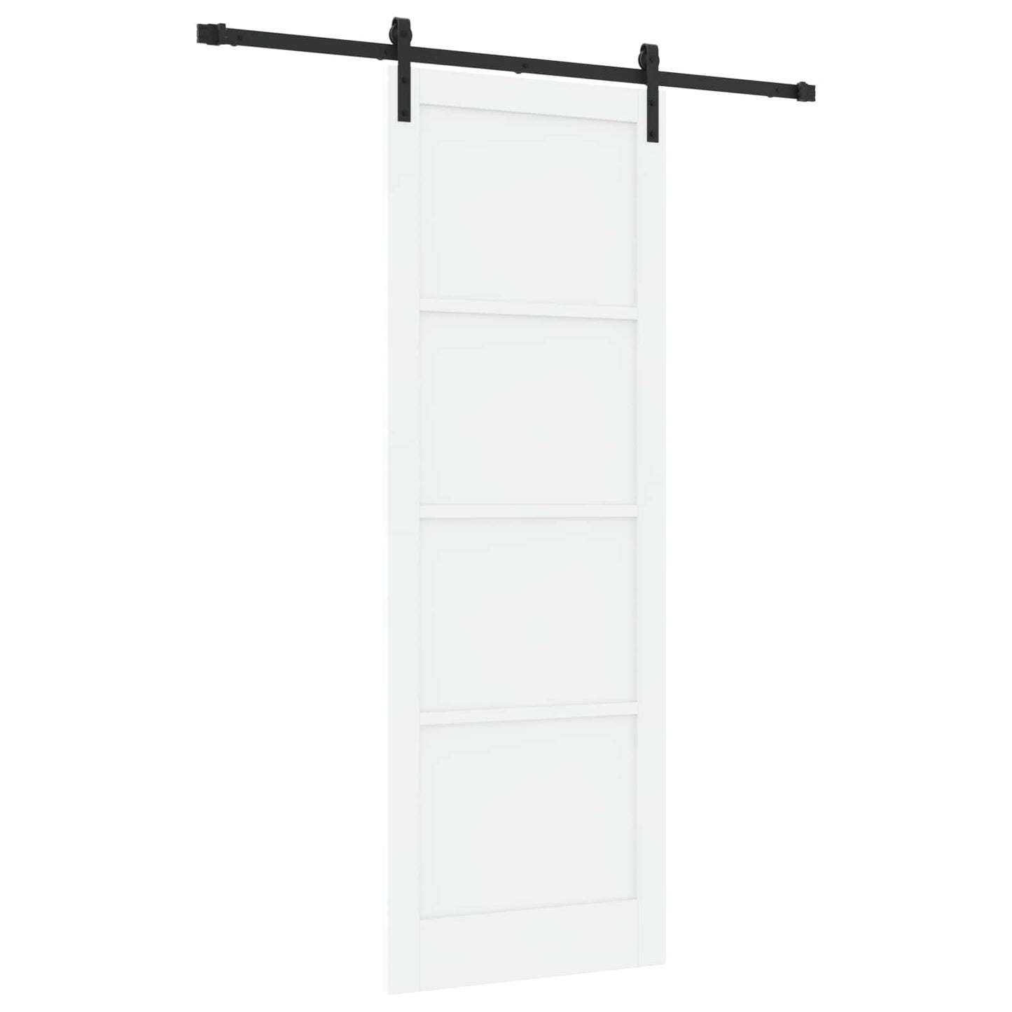 Skyvedør Hvit og svart 83 x 232 cm Heltre furu