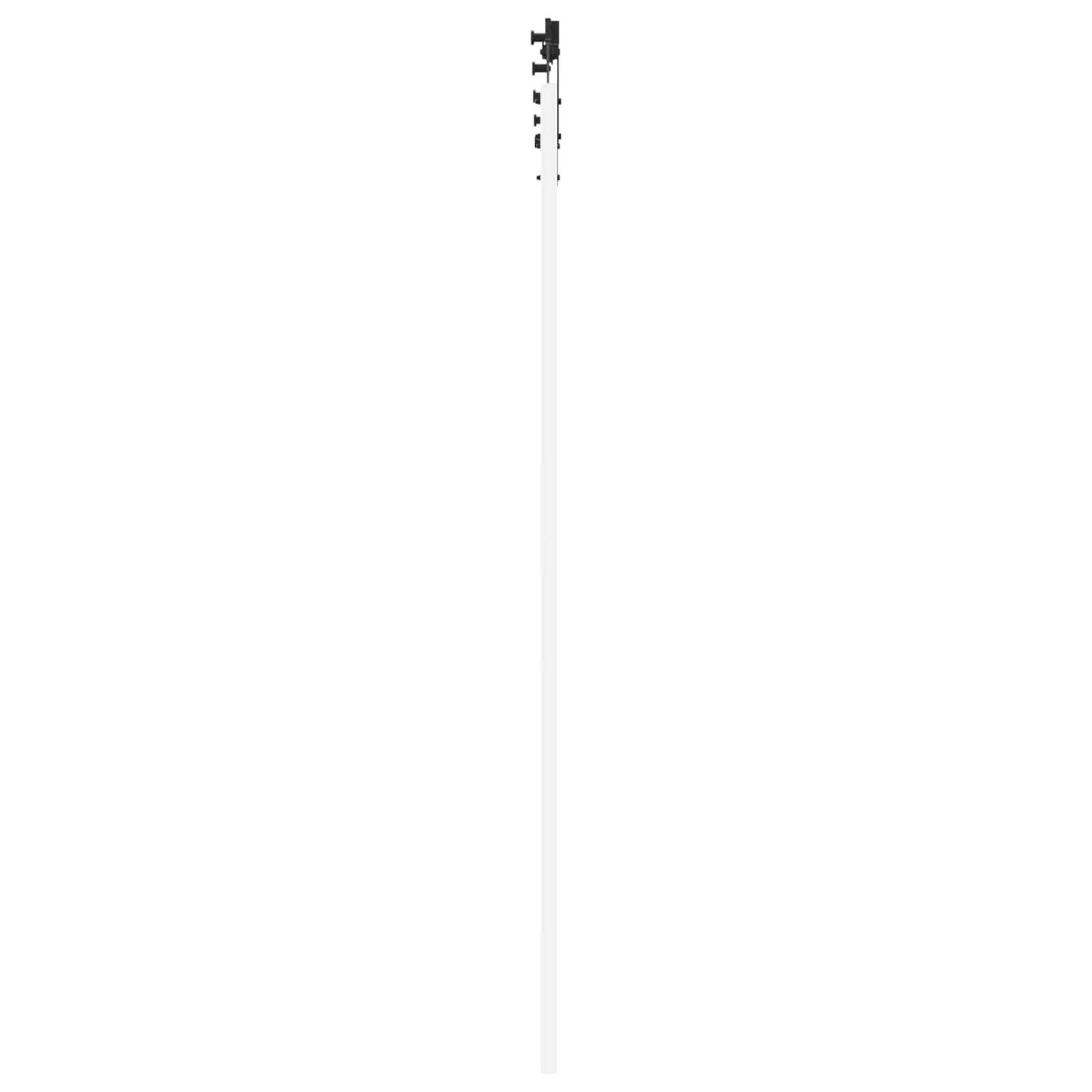 Skyvedør Hvit og svart 83 x 232 cm Heltre furu