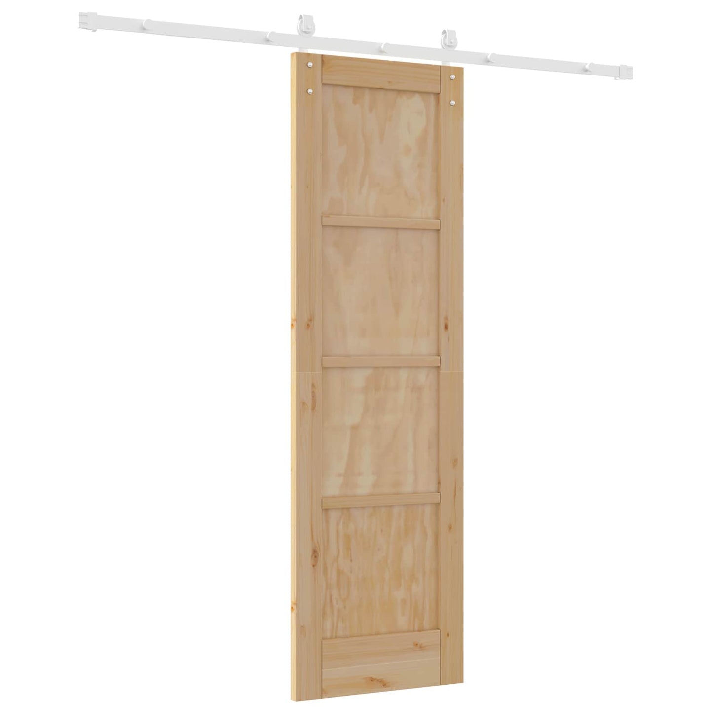 Skyvedør Naturlig og Hvit 61 x 198,5 cm Heltre furu