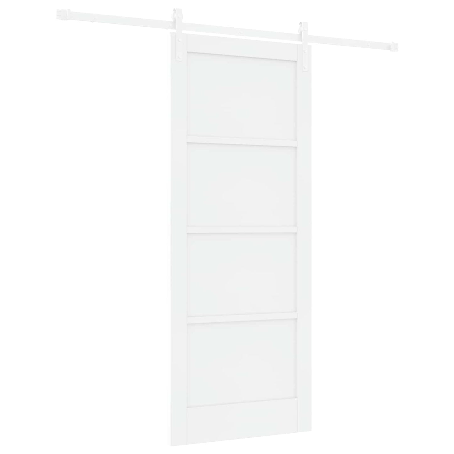 Skyvedør Hvit 83 x 202 cm Heltre furu