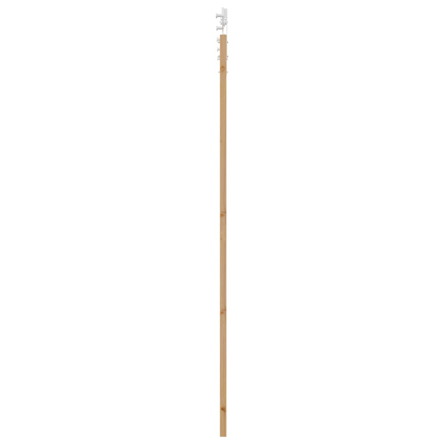 Skyvedør Naturlig og Hvit 83 x 232 cm Heltre furu